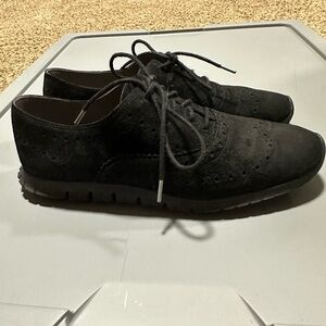 AUTHENTIC Cole Haan Zerogrand women’s 8 EUC no flaws black suede